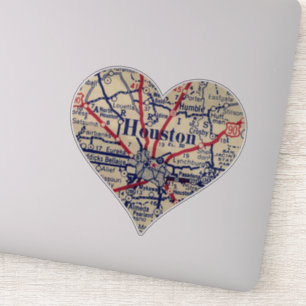 Houston Vintage 1948 Map