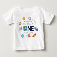 Houston We Have A One Year Old 1st Birthday Party