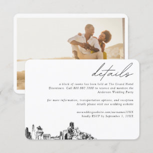 Houston Wedding Hotel Room Block Details Enclosure Card