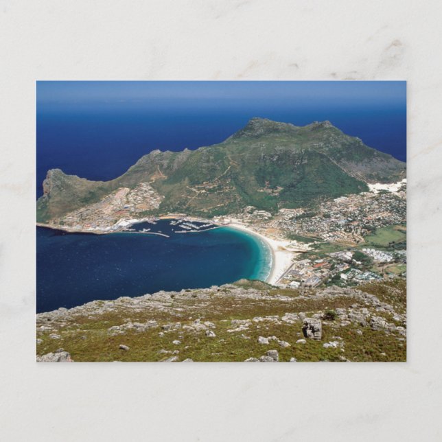 Hout Bay, The Sentinel And Atlantic Ocean Postcard (Front)