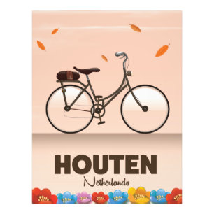 Houten Netherlands travel poster. Photo Print