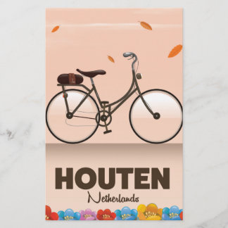 Houten Netherlands travel poster. Stationery
