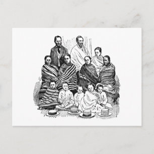 Hova Family Postcard
