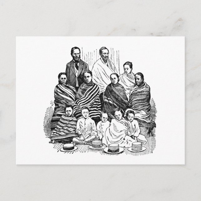 Hova Family Postcard (Front)