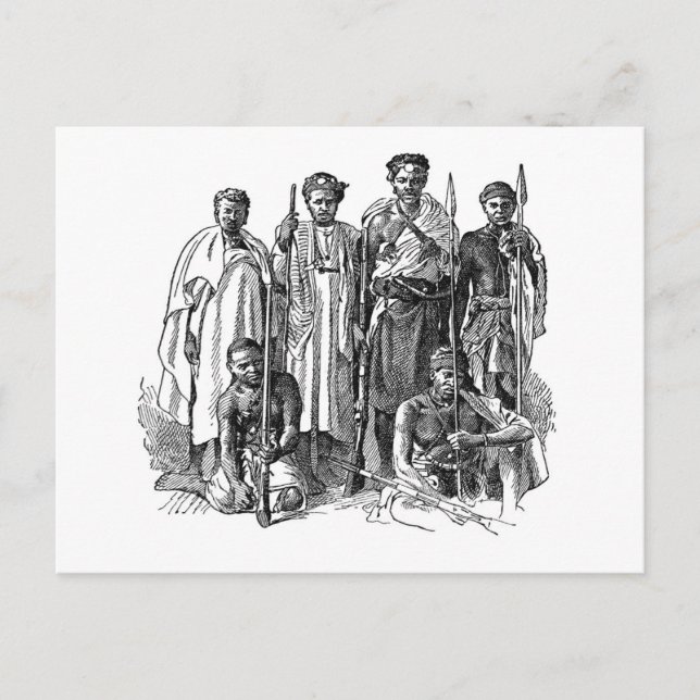 Hova in Madagascar Postcard (Front)