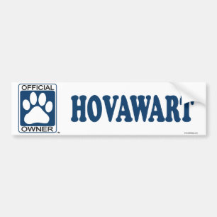 Hovawart Blue Bumper Sticker