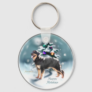 Hovawart Christmas Gifts Key Ring