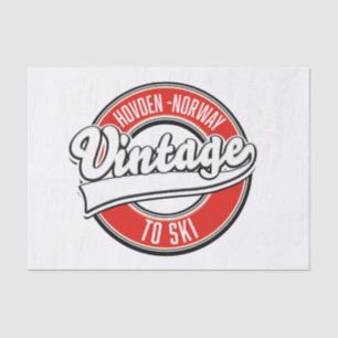hovden norway logo tissue paper