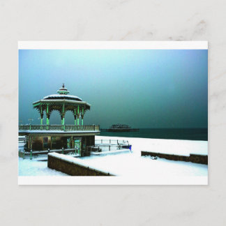 Hove Bandstand in Winter, Brighton Postcard