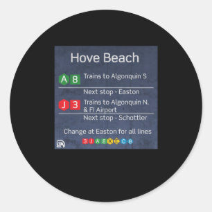 Hove Beach - Liberty City Subway - Gta Iv Sticker