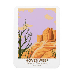Hovenweep National Monument Cutthroat Castle Magnet
