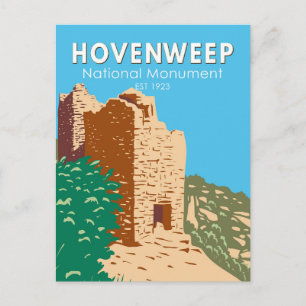 Hovenweep National Monument Vintage Postcard