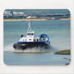 Hovercraft arriving at Ryde Mouse Mat