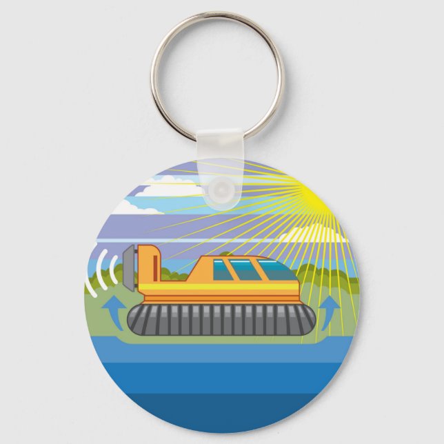 Hovercraft Key Ring (Front)