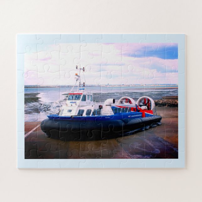 Hovercraft transport jigsaw puzzle (Horizontal)