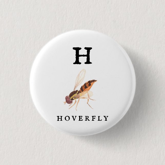 Hoverfly Button (Front)