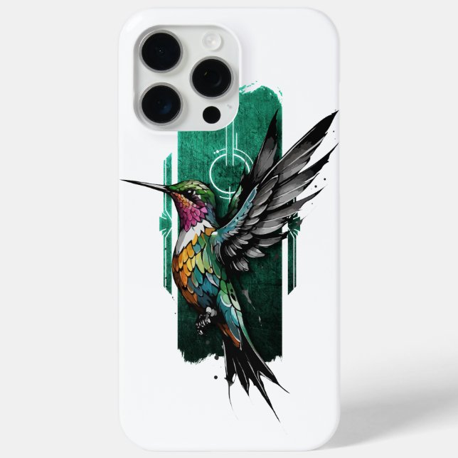 Hovering Jewel: Graceful Hummingbird in Flight Case-Mate iPhone Case (Back)