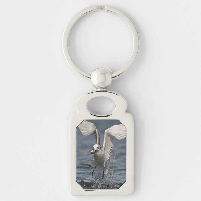 Hovering Kittiwake Key Ring (Front)