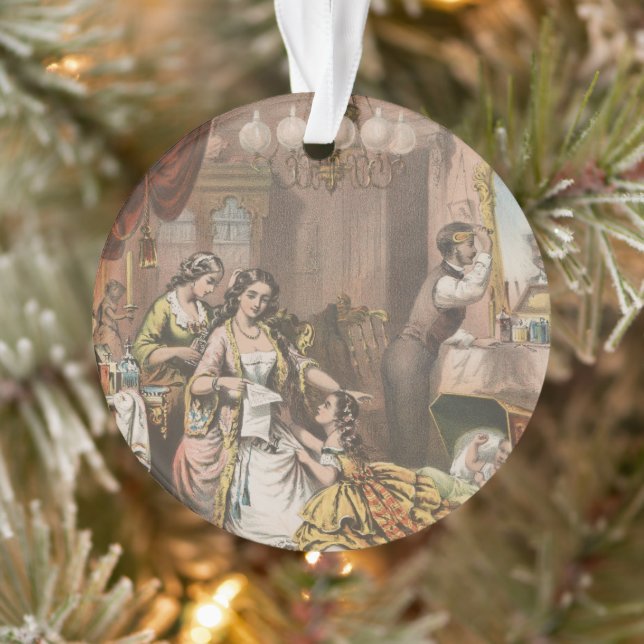 Hovey's Cocoa Glycerine, Circa 1860 Ornament (Tree)