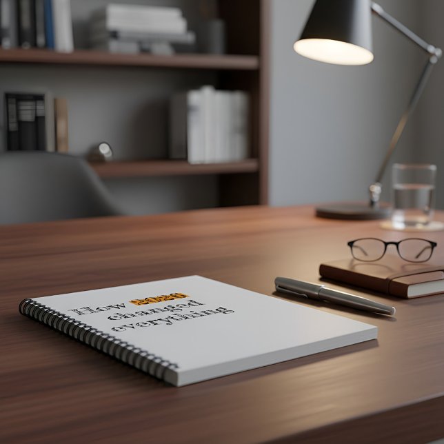 How 2026 Changed Everything Modern Typography Note Notebook (Creator Uploaded)