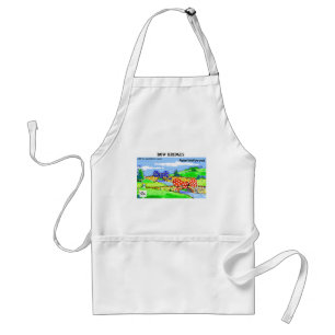 How 2 Wrap A Bridge As A Gift Funny Gifts & Tees Standard Apron