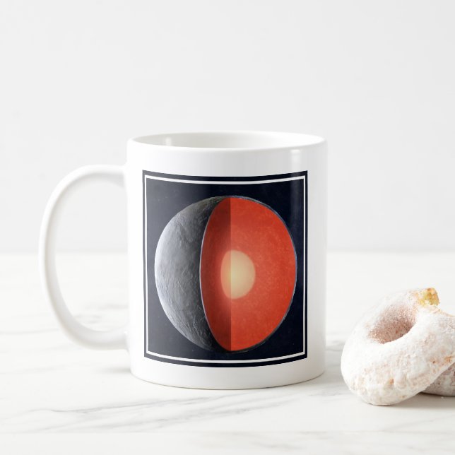 How A Rocky Planet Forms. Coffee Mug (With Donut)