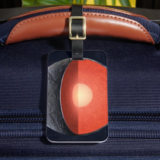How A Rocky Planet Forms. Luggage Tag (Front Insitu 2)