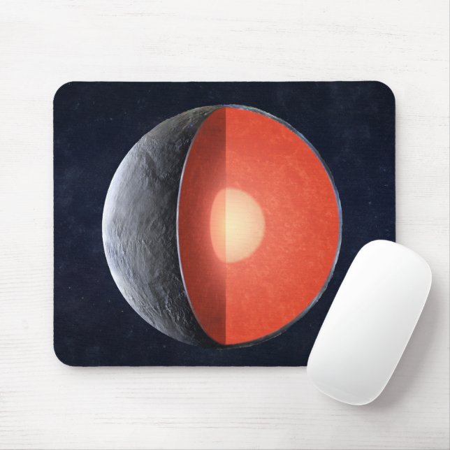 How A Rocky Planet Forms. Mouse Mat (With Mouse)