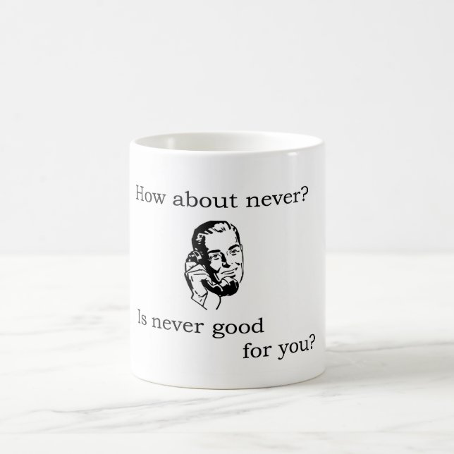 How About Never? Coffee Mug (Center)