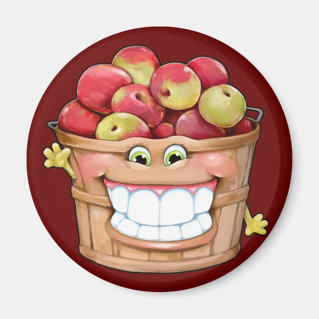 How about them apples?!  Happy Apples! Magnet (Front)