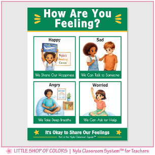 How Are You Feeling Classroom Anchor Chart