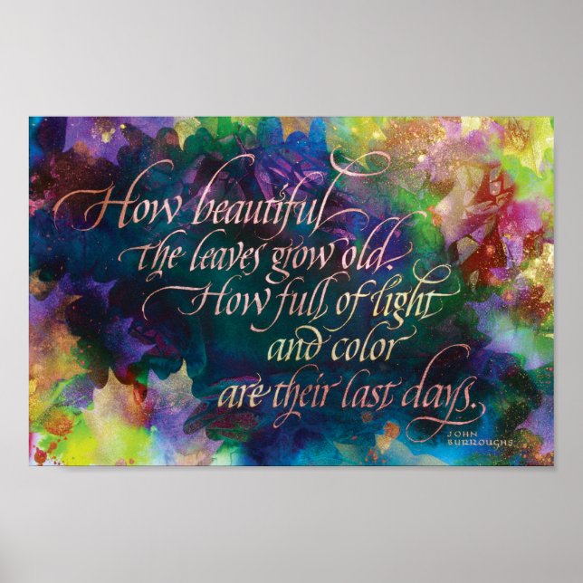 How Beautiful the Leaves, Print (Front)