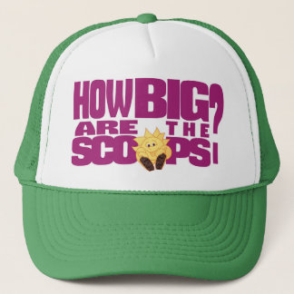 How big are the scoops? trucker hat
