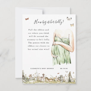 How Big Is Her Belly Baby Shower Game