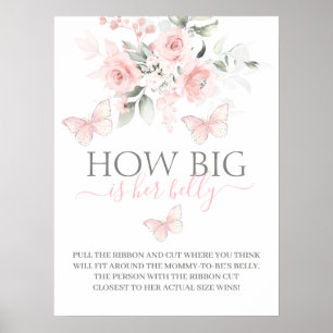 How Big is her belly Butterfly sign