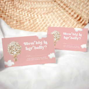 How Big Is Her Belly Tickets, Pink Bear Balloons Enclosure Card
