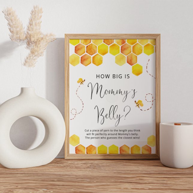 How big is Mommy's belly bee sign (Creator Uploaded)