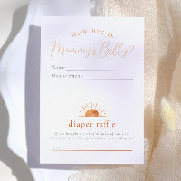 How Big is Mummy's Belly & Diaper Raffle