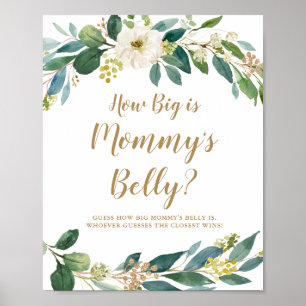How Big is Mummy's Belly Game Sign