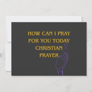 How can I Pray for You Today Christian Prayer Invitation