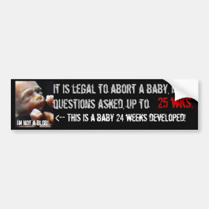 How can it be legal? bumper sticker