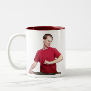 “How Come I’m So Much Buffer Than You?” Two-Tone Coffee Mug