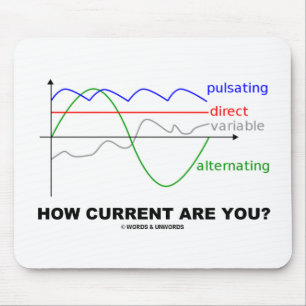 How Current Are You? (Various Currents Physics) Mouse Mat