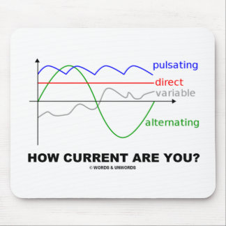 How Current Are You? (Various Currents Physics) Mouse Mat