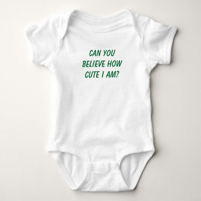 How cute baby bodysuit (Front)