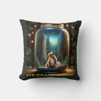 How Did Squirrel Get In Jar? Cushion