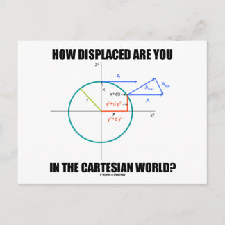How Displaced Are You In The Cartesian World? Postcard