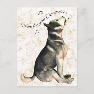 How Do You Do? Note Card, hello Postcard