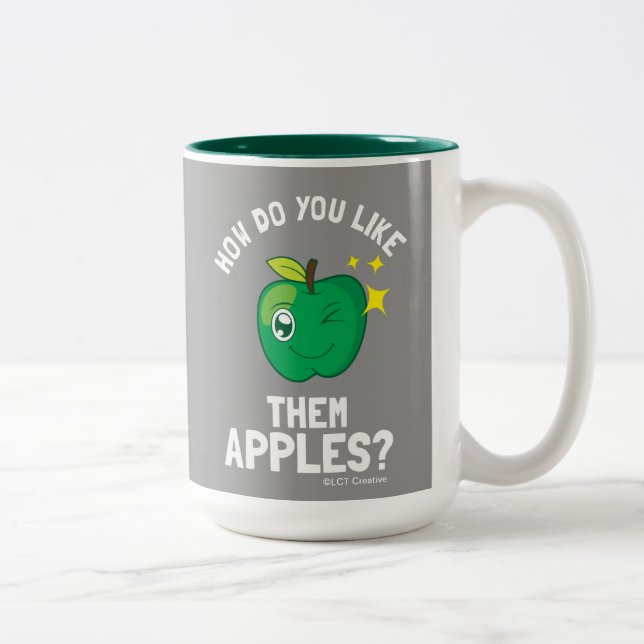 How Do You Like Them Apples Two-Tone Coffee Mug (Right)