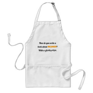 How do you write a book about Halloween? With a gh Standard Apron